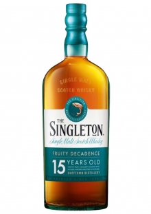 WHISKY SCOTCH SINGLE MALT SINGLETON 15 AÑOS X 700 CC