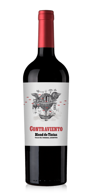 CONTRAVIENTO FUEGO BLANCO BLEND DE TINTAS X 750 CC