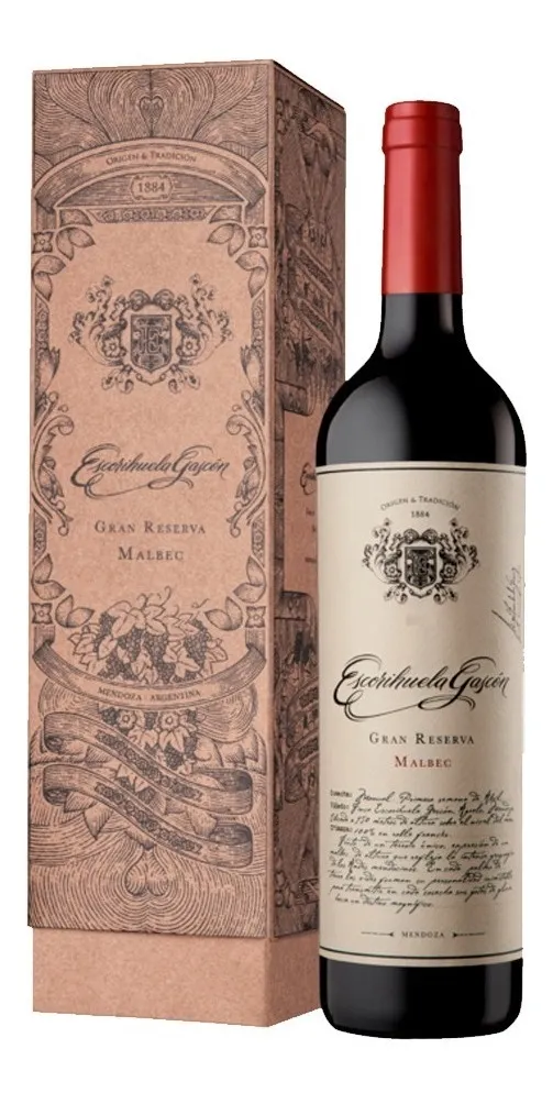 ESTUCHE ESCORIHUELA GASCON GRAN RESERVA MALBEC X 750 CC