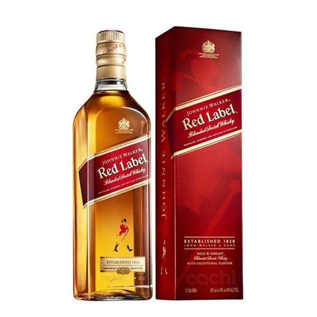 WHISKY SCOTCH BLEND J. WALKER RED X 750 CC